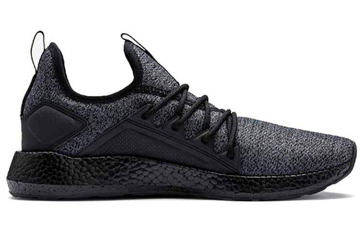 PUMA Nrgy Neko Knit Low Top Running Shoes Black/Green 191093-21