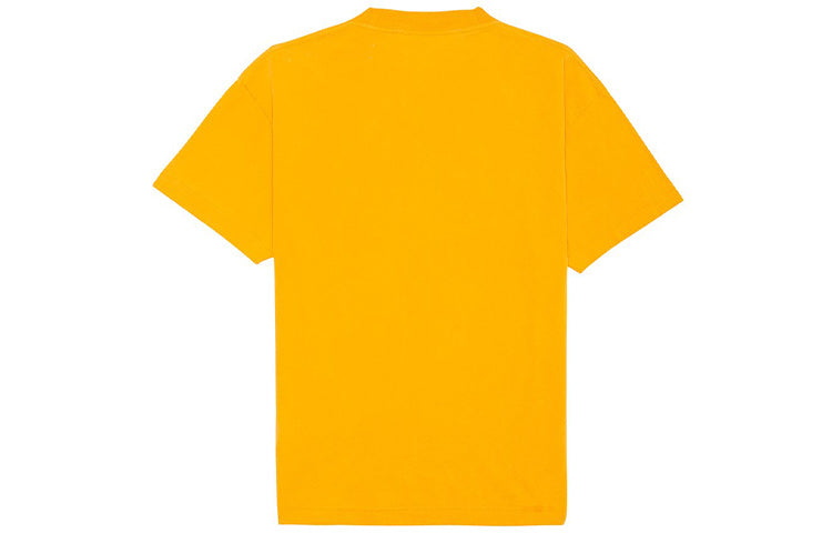 PALM ANGELS Eagle Printing Short Sleeve Yellow PMAA001E20JER0122210