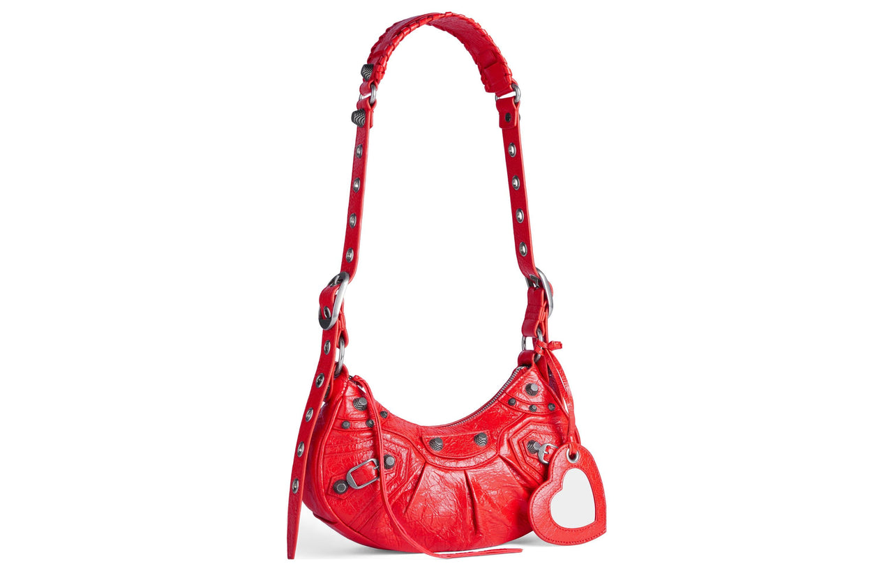 (WMNS) Balenciaga Xs Le Cagole Shoulder Bag 'Tomato Red' 6713091VG9Y6534