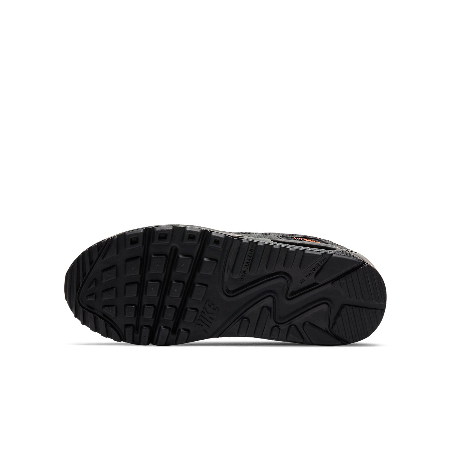 (GS) Nike Air Max 90 SE 'Black Total Orange' CT5231-001