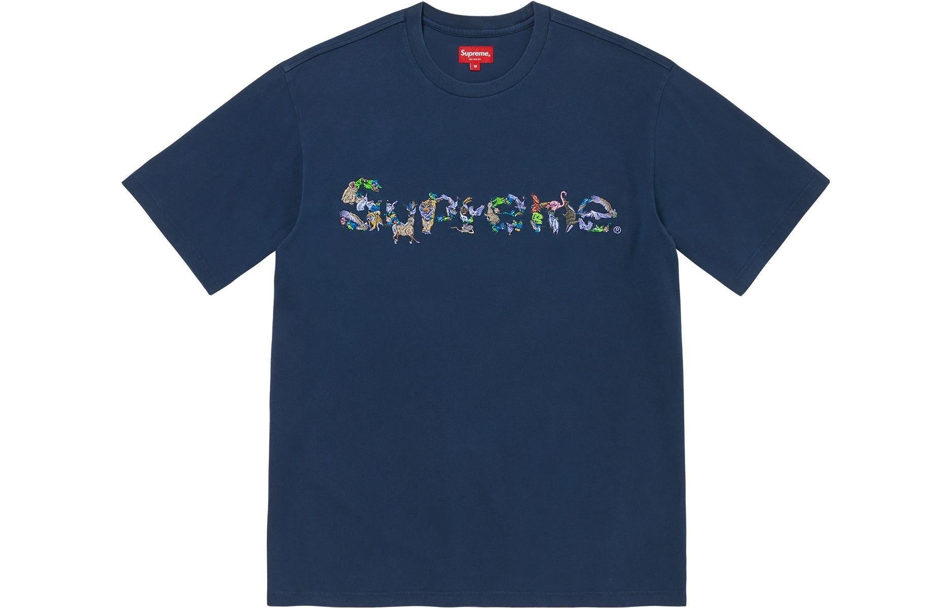 Supreme SS23 Week12 Animal Kingdom T-shirt 'Navy' SUP-SS23-212