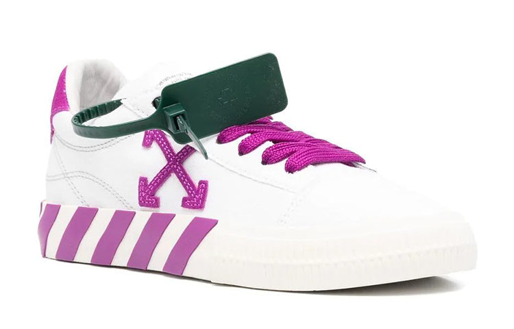 (WMNS) Off-White Vulcanized Low-Top Sneakers 'White Purple' OWIA178S22FAB0010132