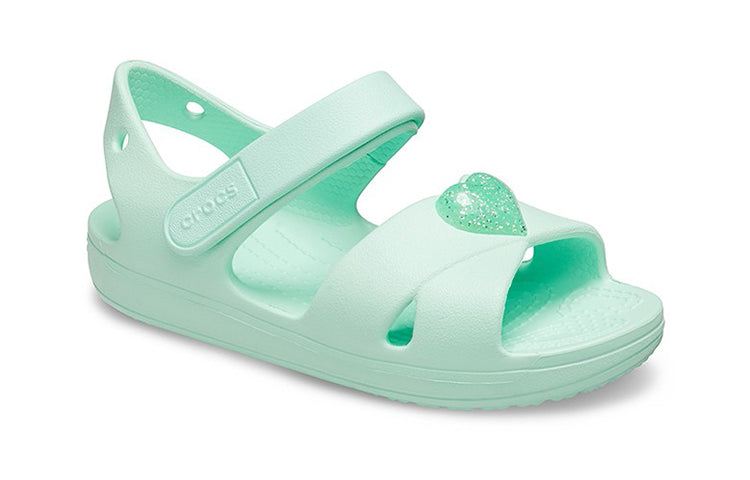 (GS) Crocs Classic Cross-Strap Sandals 'Mint Green' 206245-3TI