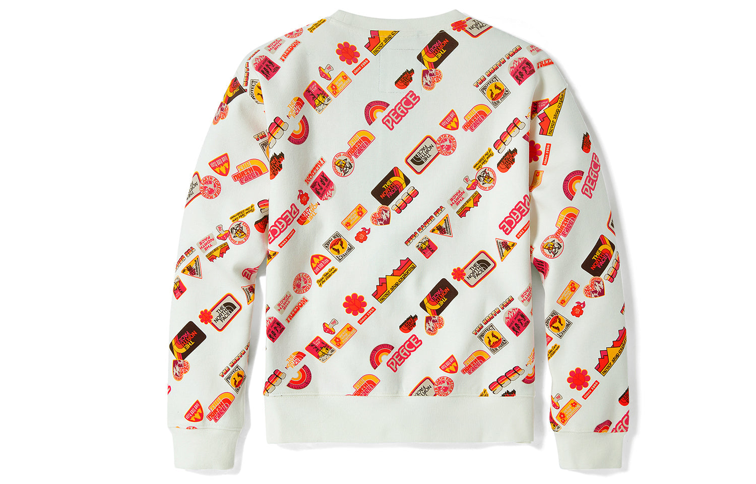 (WMNS) THE NORTH FACE Vanlife Logo Sweater 'White' NF0A5JW9-11P