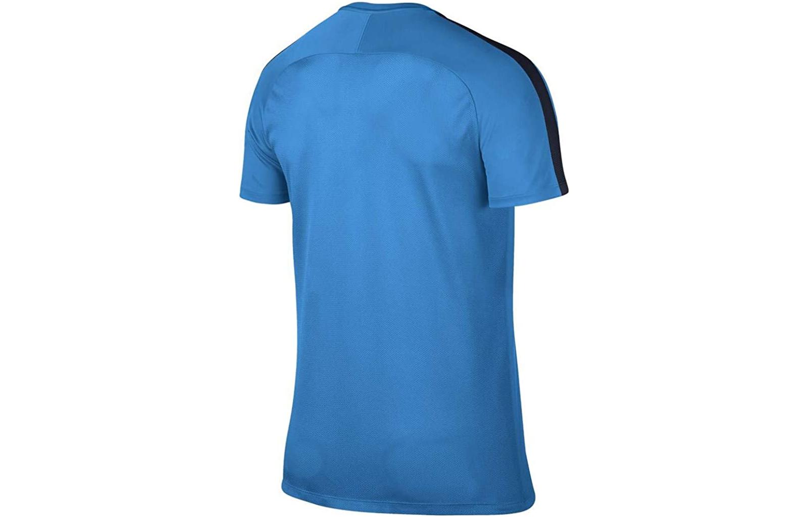Men's Nike Training Sweat-Wicking Sports Short Sleeve Blue T-Shirt 844377-435