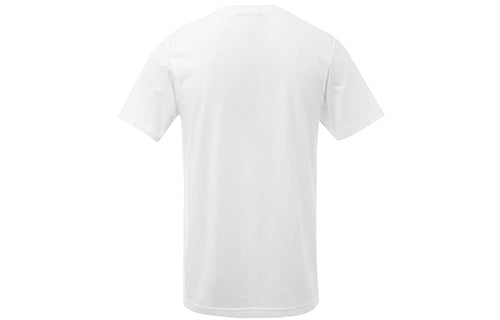 Y-3 Solid Color Minimalistic Round Neck Short Sleeve Unisex White CE8741
