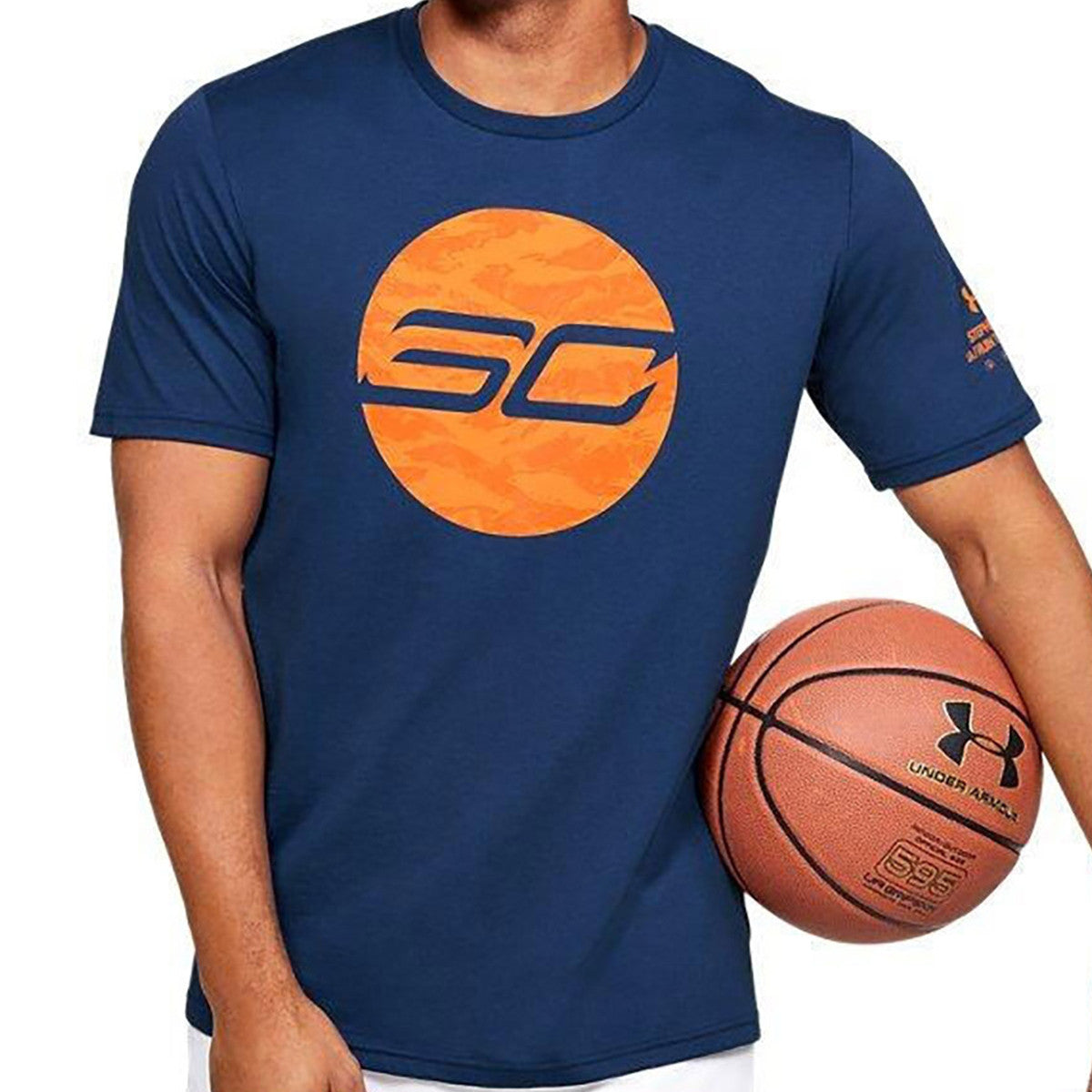 Men's Under Armour SC30 Logo Basketball Sports Blue 1351325-449