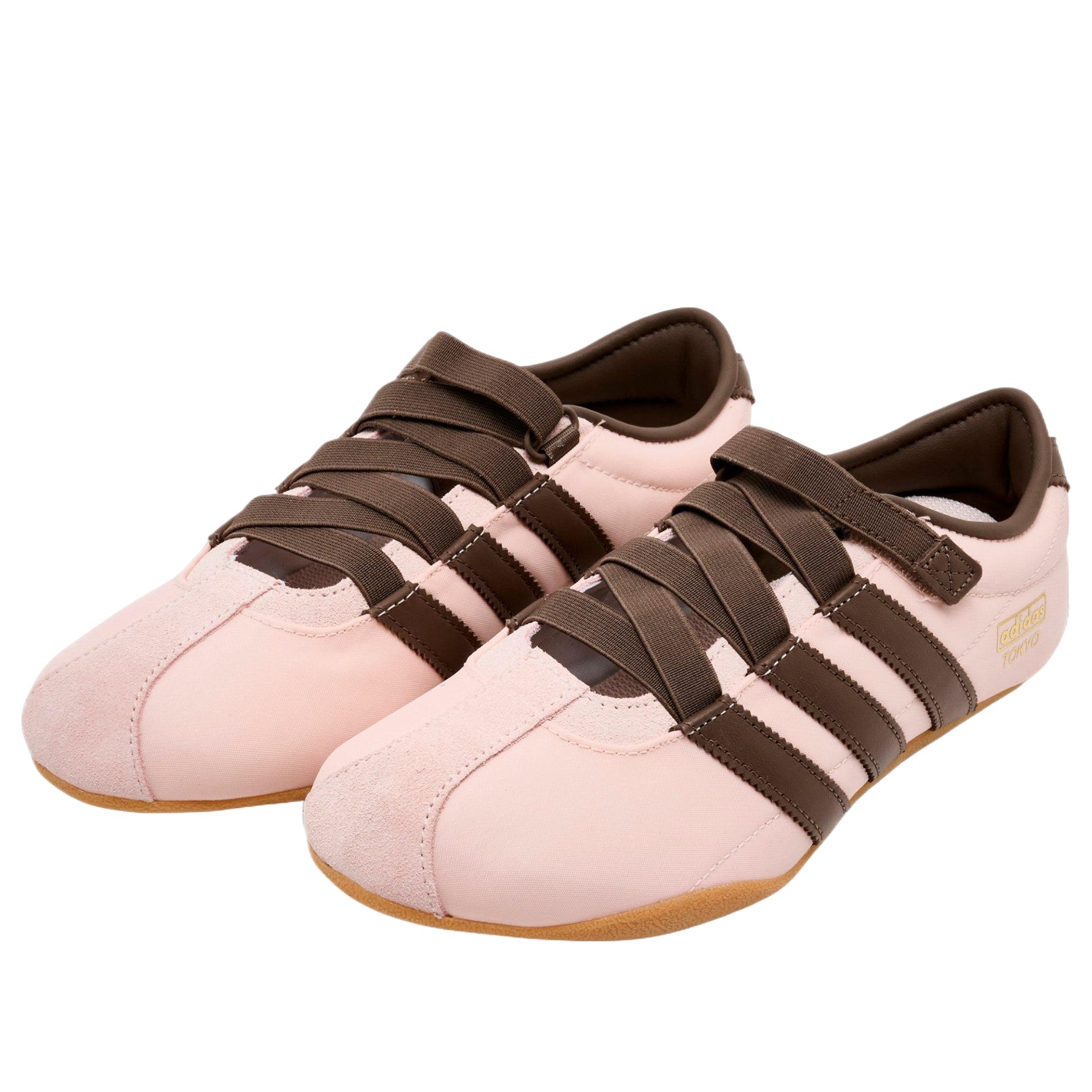 (WMNS) adidas Tokyo Mary Jane 'Sandy Pink Earth Strata Gold Metallic' IH4000