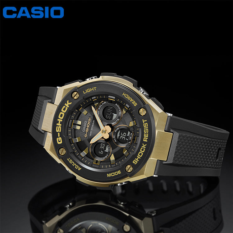 CASIO G-Shock G-Steel 'Gold Black' GST-S300G-1A9