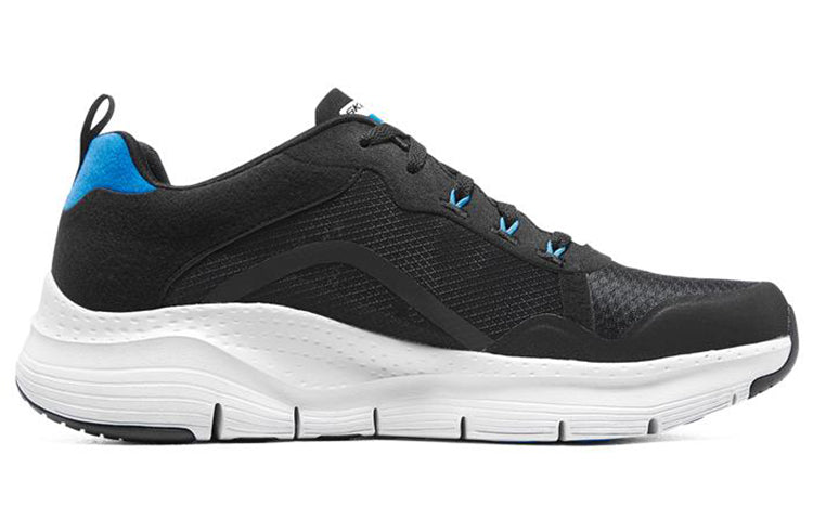 Skechers Arch Fit Shoes 'Black White Blue' 894137-BKBL