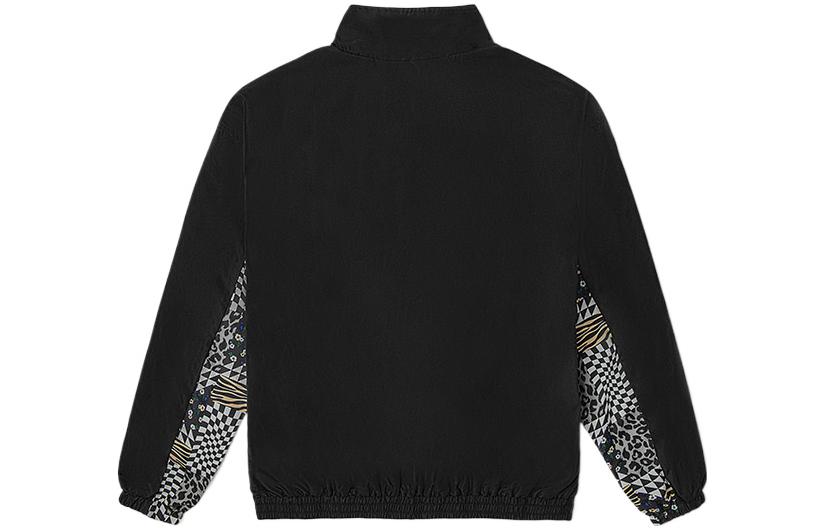 Vans Grid animal Printing Jacket Couple Style Black VN0A5H9SBLK