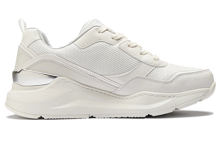 (WMNS) Skechers Street Low-Top White 155046-WHT