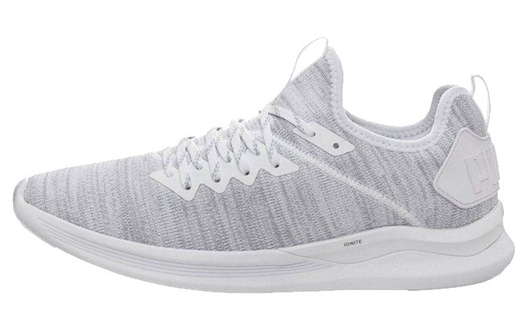 (WMNS) PUMA Ignite Flash Evoknit Low-Running Shoes Grey 190511-02