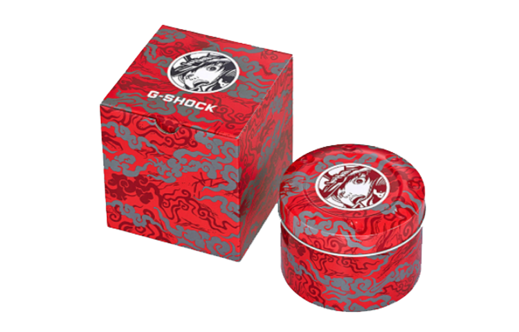 CASIO G-Shock Analog-Digital 'Red' GAW-100CG-4A