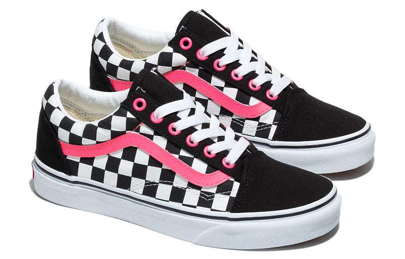Vans Old Skool Skateboarding Shoes 'Black White Pink' VN0A3VC1446
