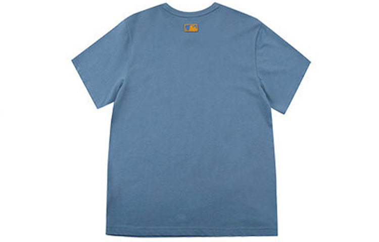 MLB Pittsburgh Pirates Basic Small Label Embroidered Short Sleeve Unisex Blue 31TSCD931-11U