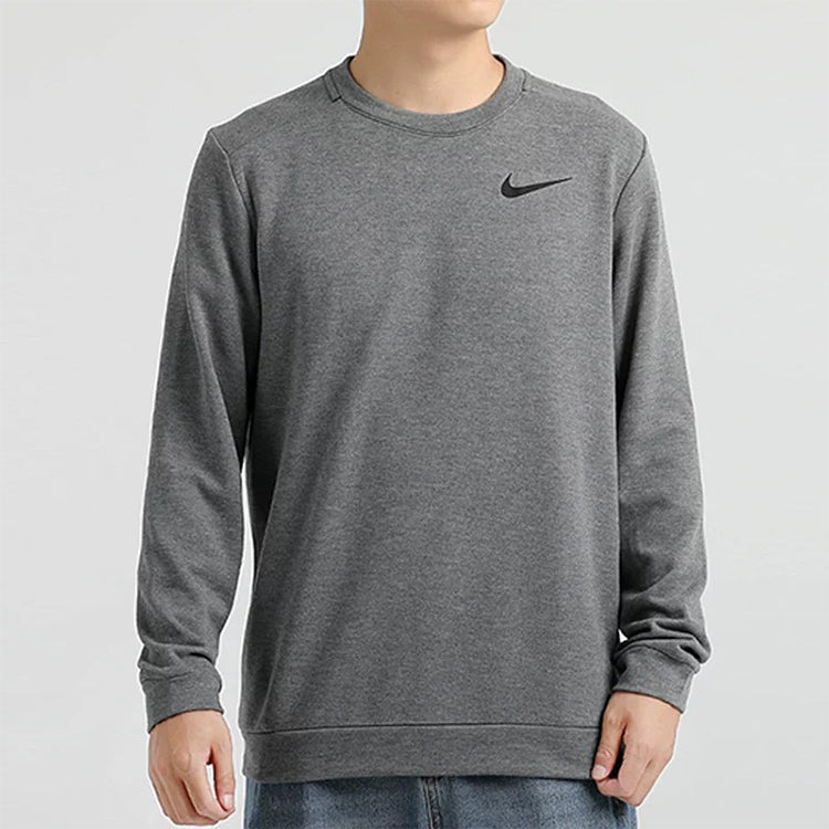 Nike DRI-FIT Quick Dry Round Neck Pullover Gray CU6796-071