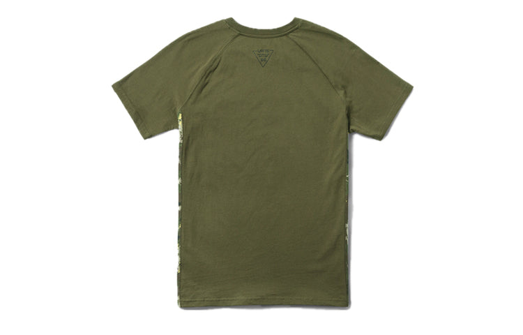 Men's Vans Alphabet Printing Casual Short Sleeve Green VN0A3DCSPSX