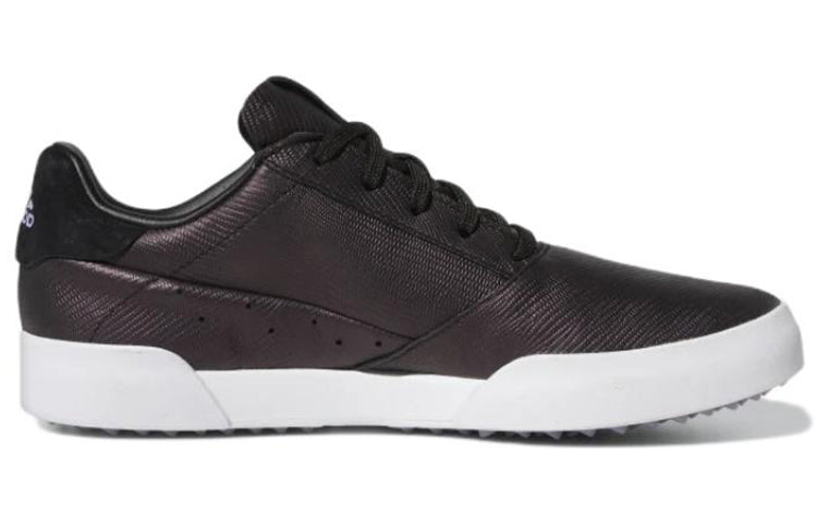(WMNS) adidas Adicross Retro Spikeless Golf Shoes 'Core Black Magic Lilac Cloud White' GV8322