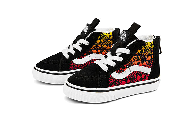 Vans SK8-Hi Zip Toddler Black/Red VN0A4BV12N5