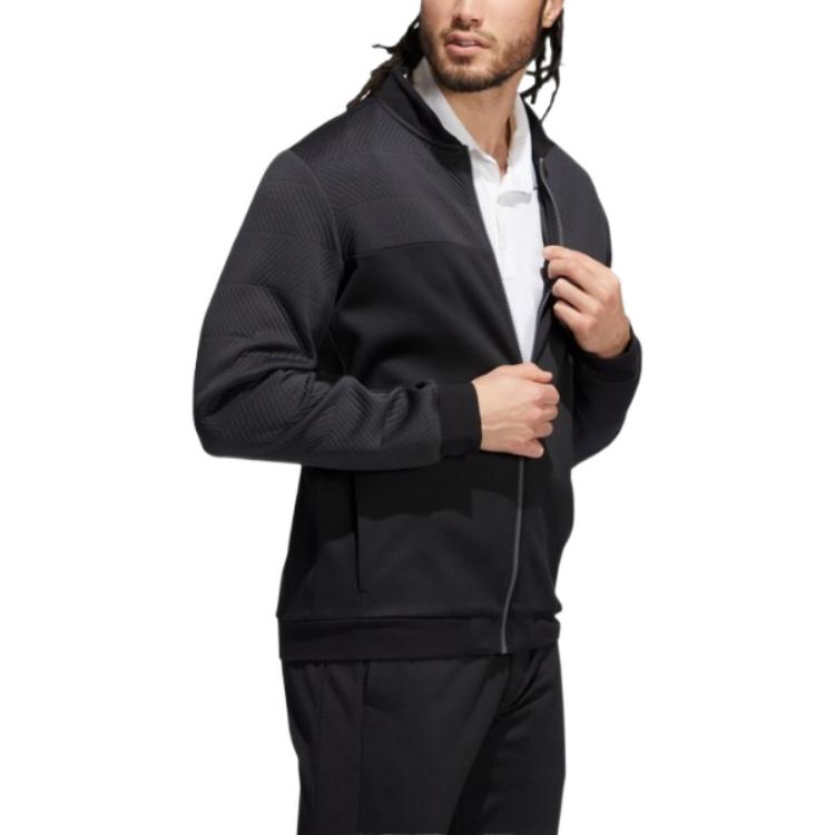 adidas zipped jacket 'Black' HN5927