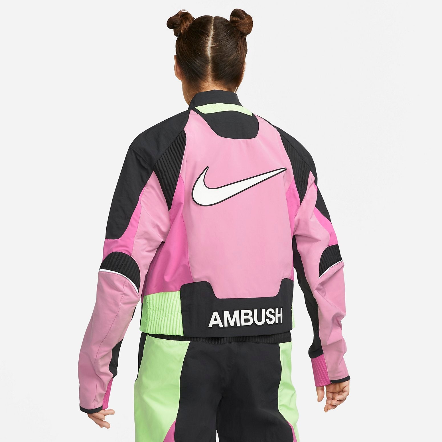 (WMNS) Nike x Ambush Motorcycle Jacket 'Magic Flamingo' CV0545-693