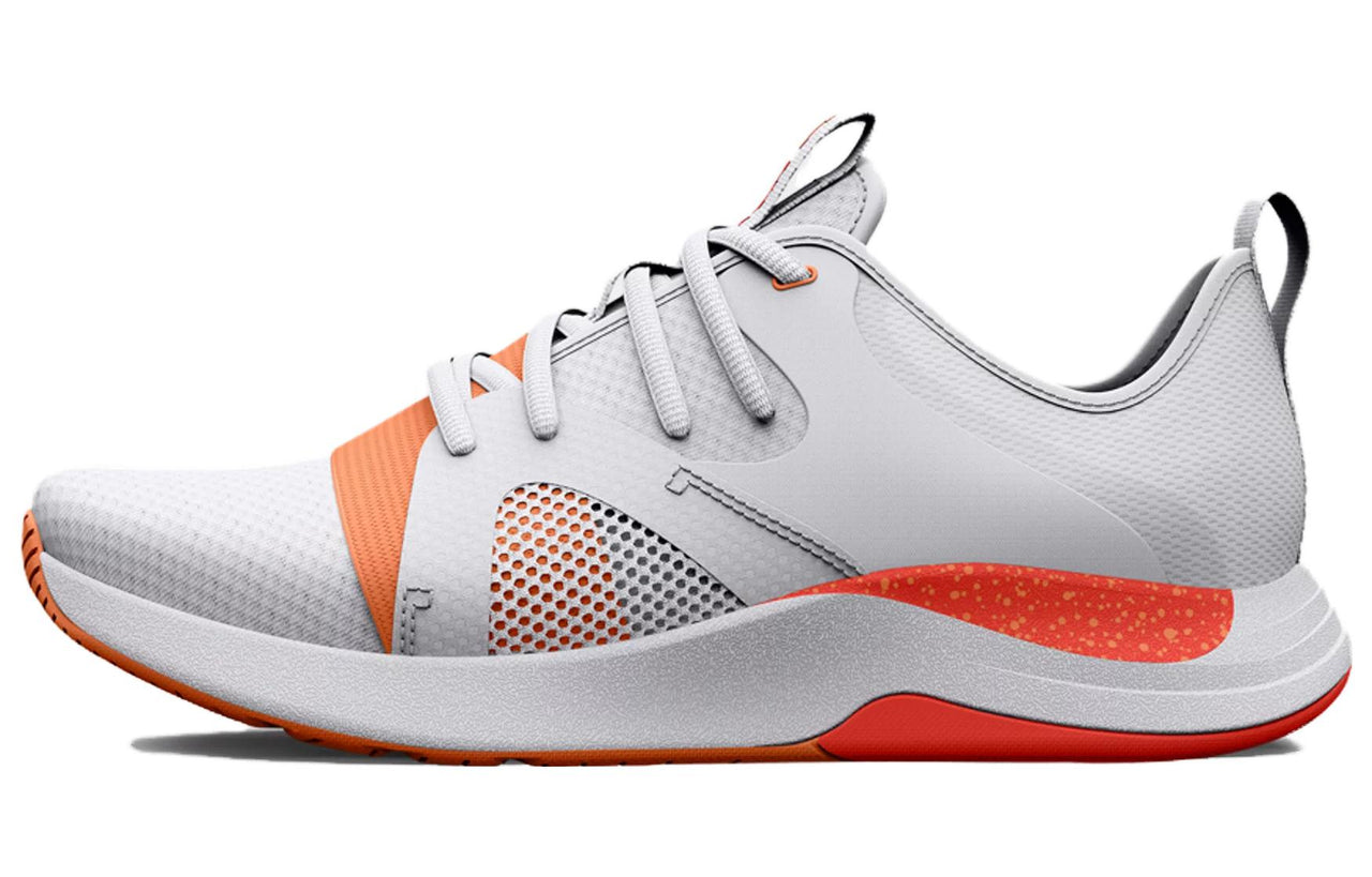 (WMNS) Under Armour Charged Breathe Lace TR 'White Orange Tropic' 3025058-108