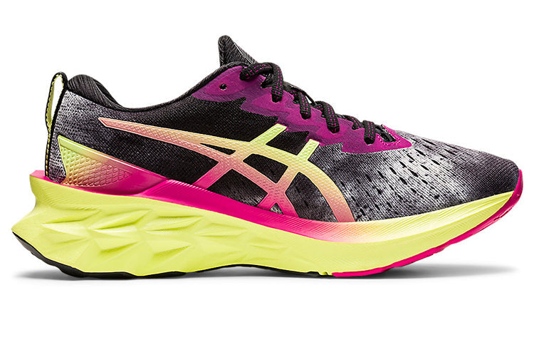 (WMNS) ASICS Novablast 2 'Black Glow Yellow' 1012B276-001