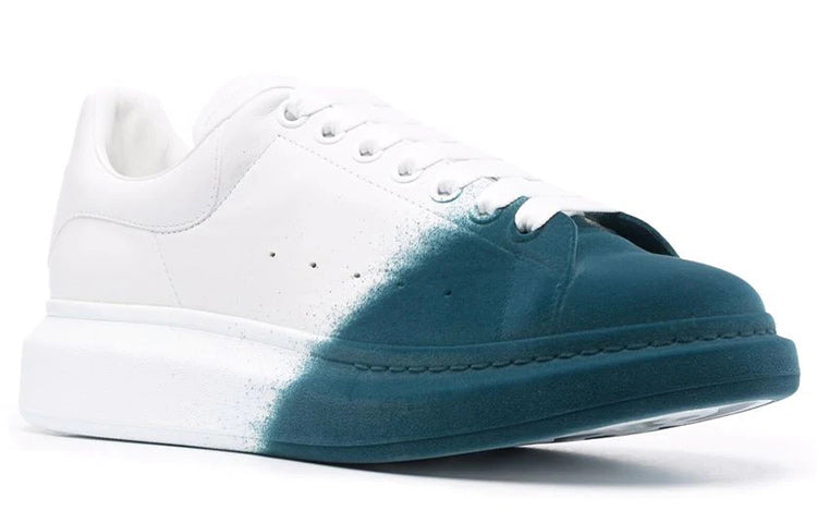 Alexander McQueen Oversized Two-Tone 'White Emerald Green' 575415WHWM29706