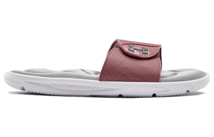 (WMNS) Under Armour Ignite 9 Slide 'White Hushed Pink' 3022717-102