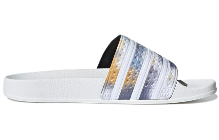 (WMNS) adidas originals Adilette Slides 'White Blue' H00151