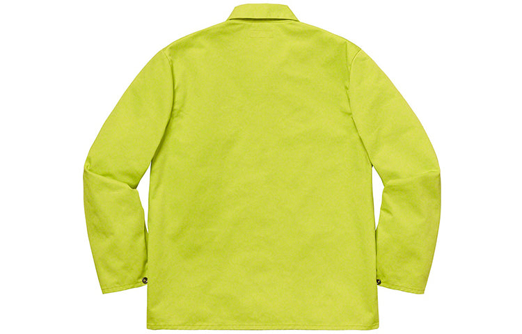 Supreme SS19 Shop Jacket Cargo Unisex Fluorescence Yellow SUP-SS19-10318