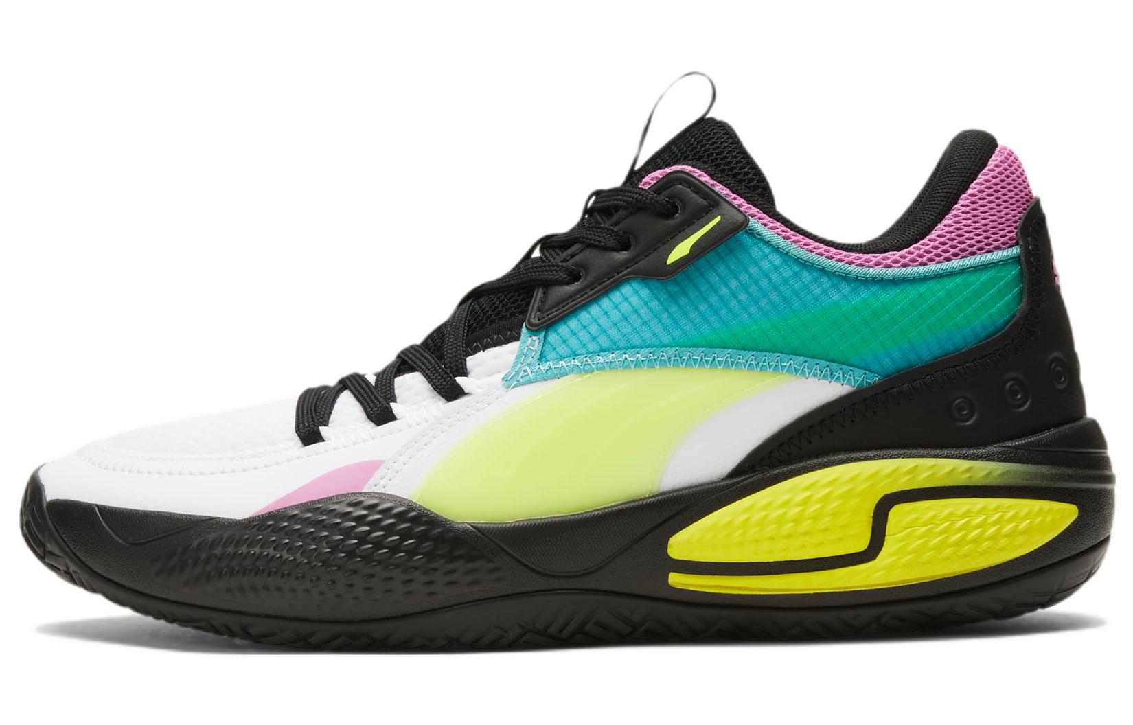 PUMA Court Rider SWxP 'White Yellow Alert' 377420-01