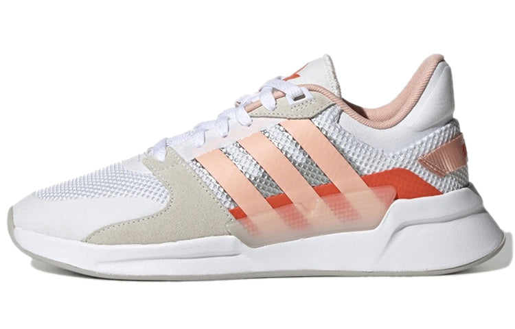 (WMNS) adidas neo x RUN90S 'White Orange' FU7725