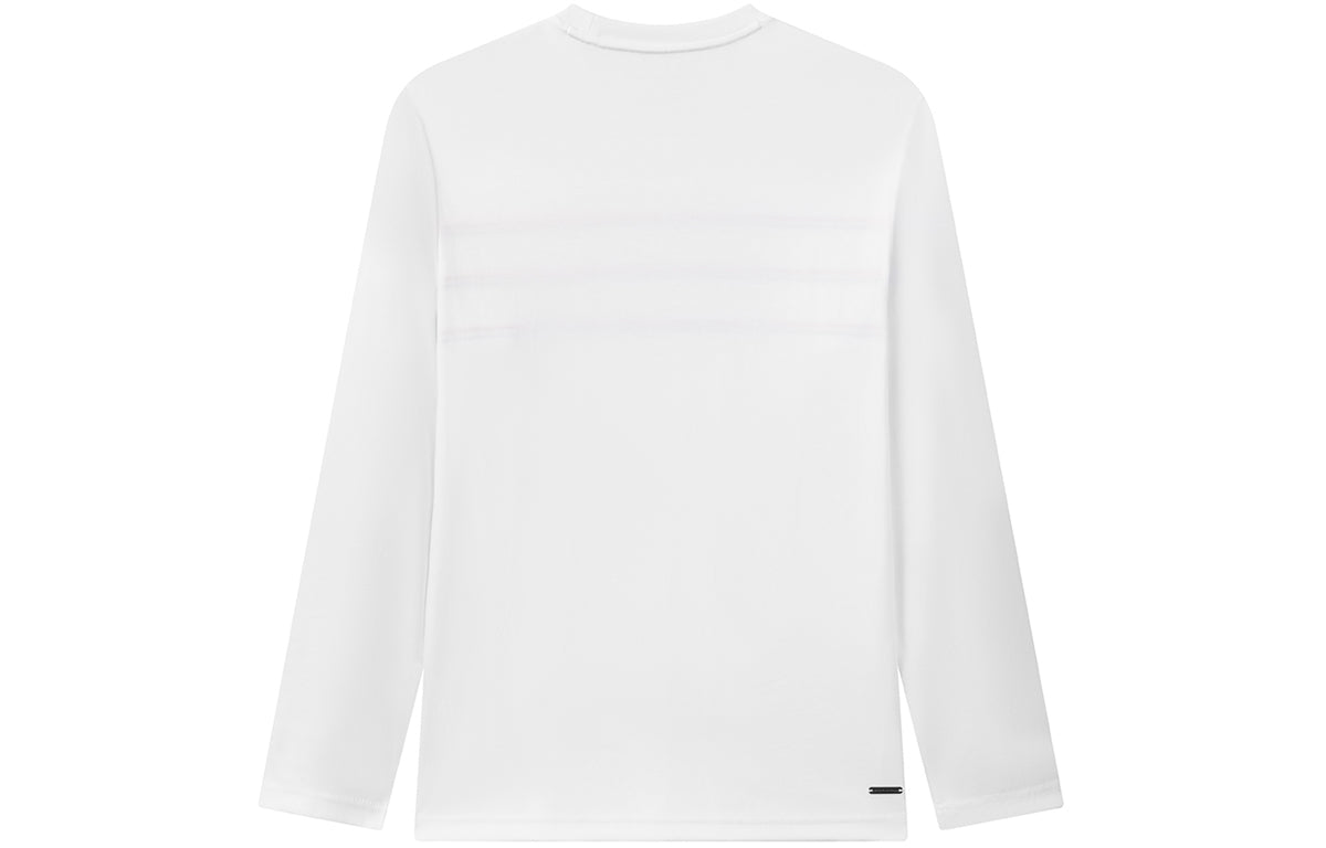 FILA Stripe Casual Sports Long Sleeves White F11M041206F-WT