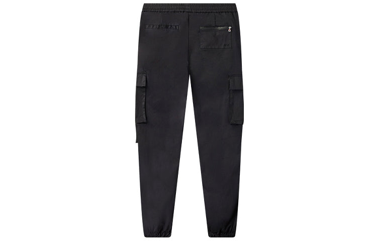 FILA Logo Pattern Bundle Feet Cargo Casual Pants Black F51M048811F-BK