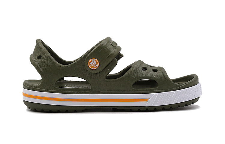 (PS) Crocs Flat Casual Army Green Sandals 14854-309