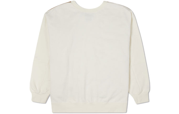 Converse Shapes Quilted Crew Sweatshirt Asia Sizing 'Beige' 10022373-A02