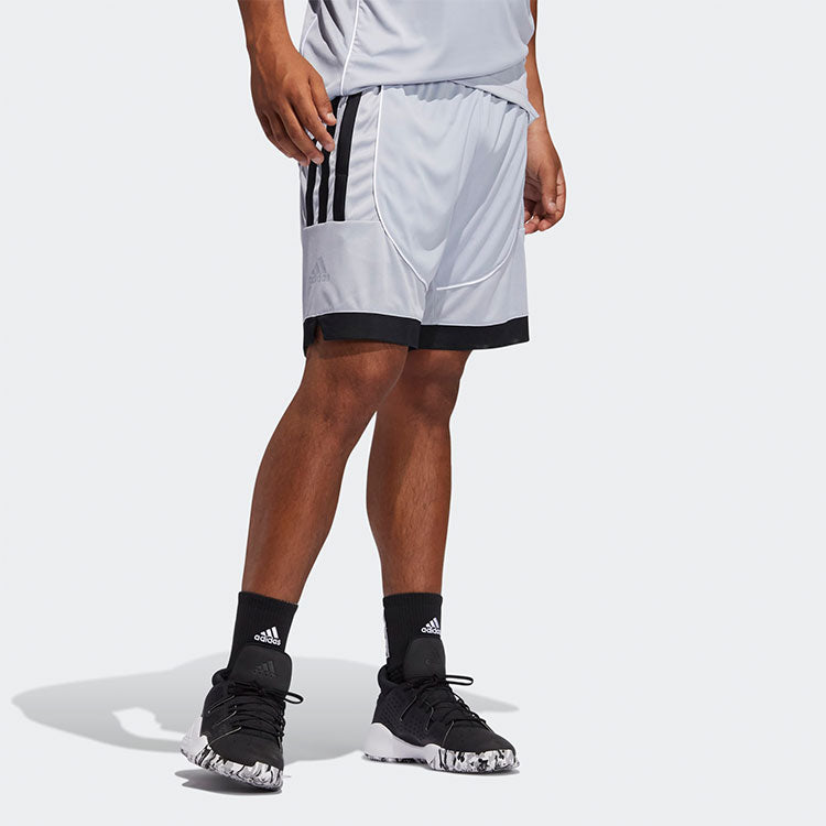 adidas Creator 265 2.0 Sports Basketball Shorts Silver Gray GK8376