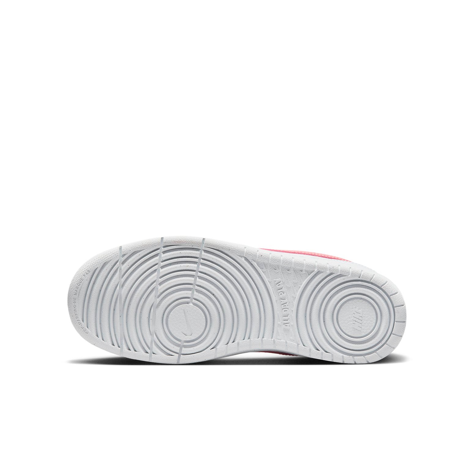 (GS) Nike Court Borough Low 2 'White Pink' BQ5448-124