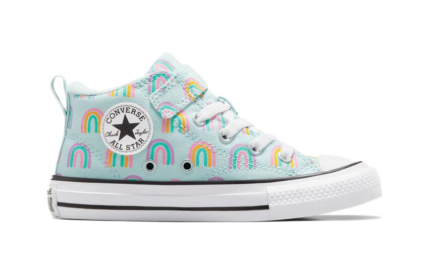 (TD) Converse Chuck Taylor All Star Easy-On Rainbows Stretch-Lace 'Baby Blue' A04775F