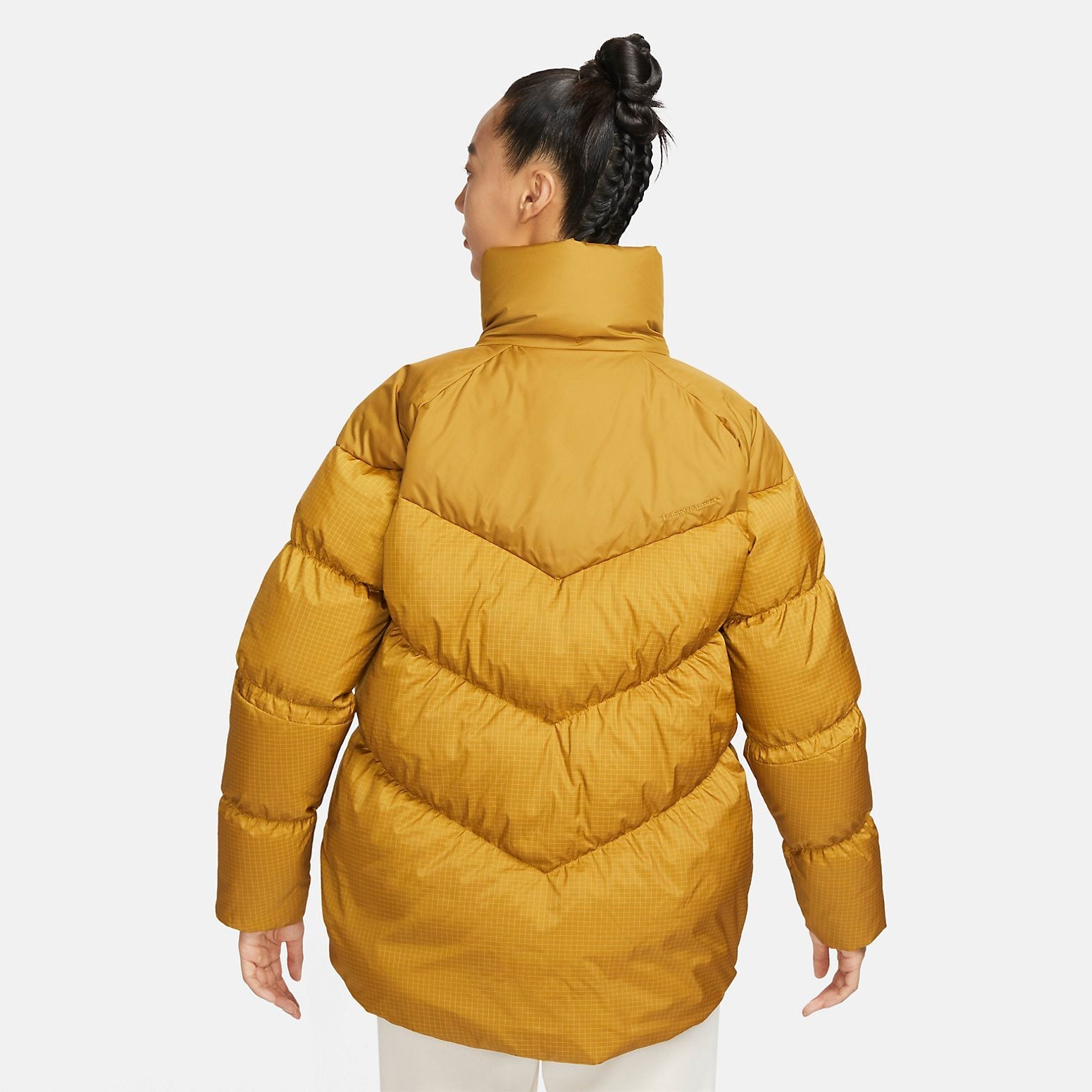 (WMNS) Nike Sportswear Windpuffer Therma-FIT Loose Puffer Jacket 'Brown' FD8212-716