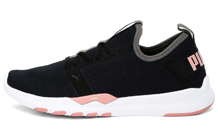 (WMNS) PUMA Ignite Contender Interest Low Running Shoes Black/Pink 192602-02