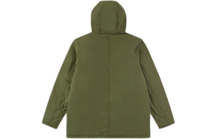 Men's Levis Solid Color Windproof Hooded Jacket Military Green 27311-0001