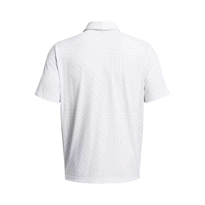 Under Armour Iso-Chill Edge Polo 'White Grey' 1377365-103