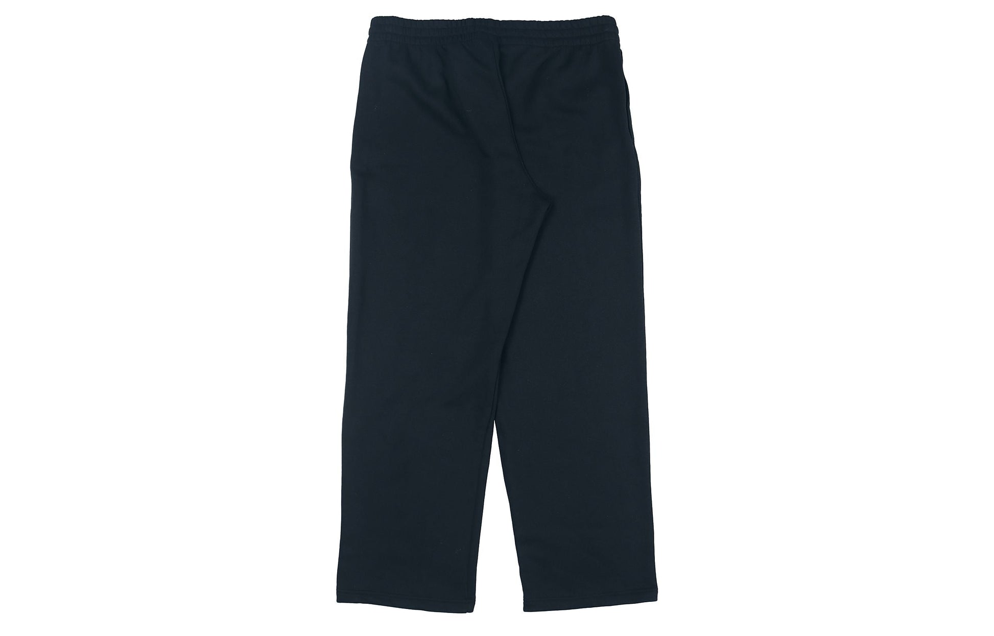 adidas Casual Sports Fleece Lined Running Knit Straight Long Pants Black GK9366