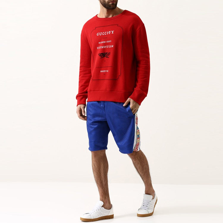 Gucci Hypnotism Graphic Sweatshirt 'Red' 475532-X3N46-6527