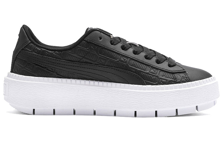(WMNS) PUMA Platform Trace 'Black White' 369925-02