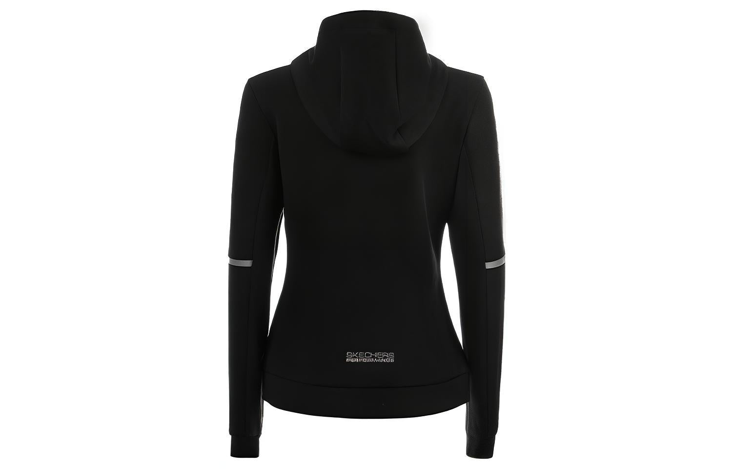 Skechers Full Zip Hooded Jacket 'Black' P322W020-0018