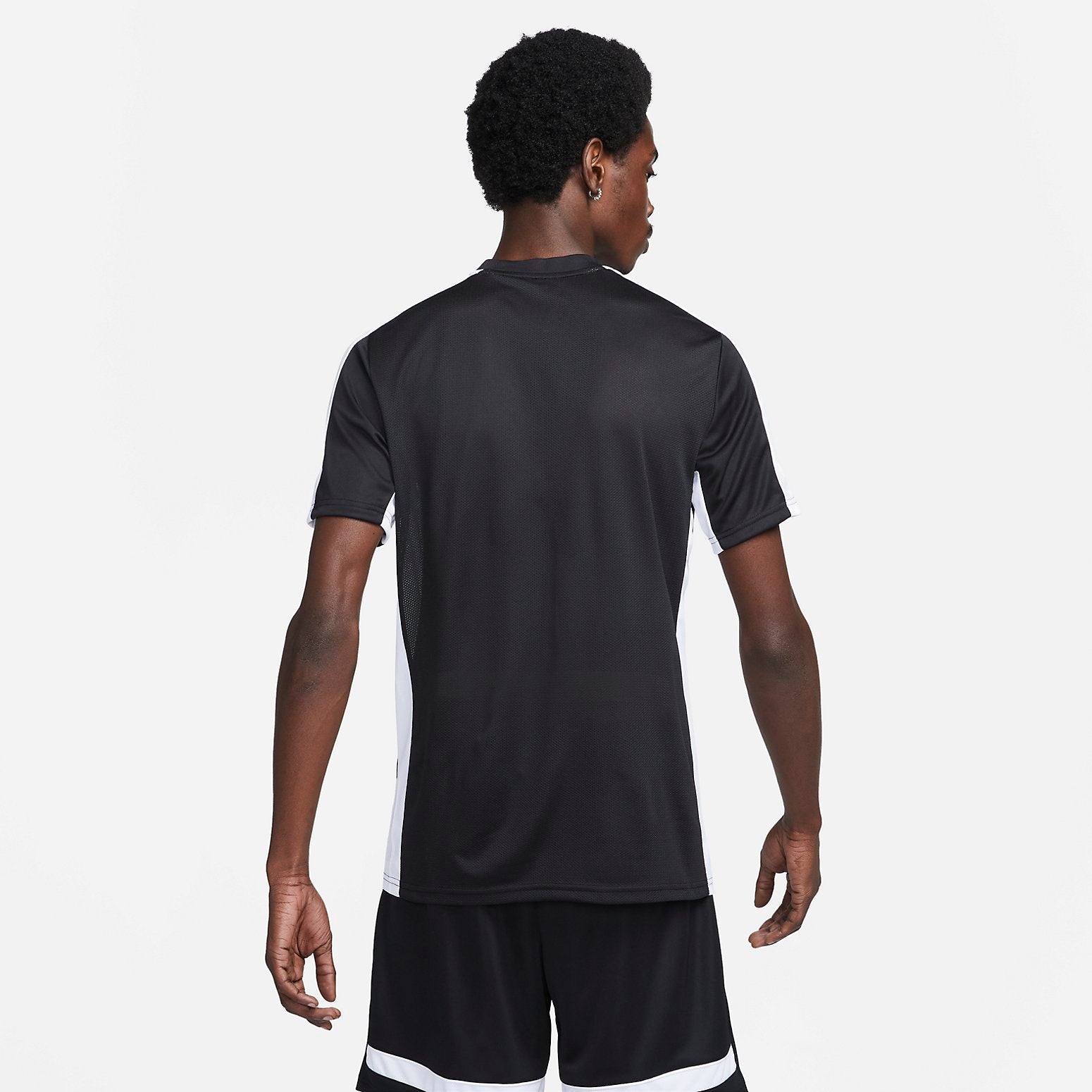 Men's Dri-FIT Short-Sleeve Soccer Top 'Black White' DV9750-010